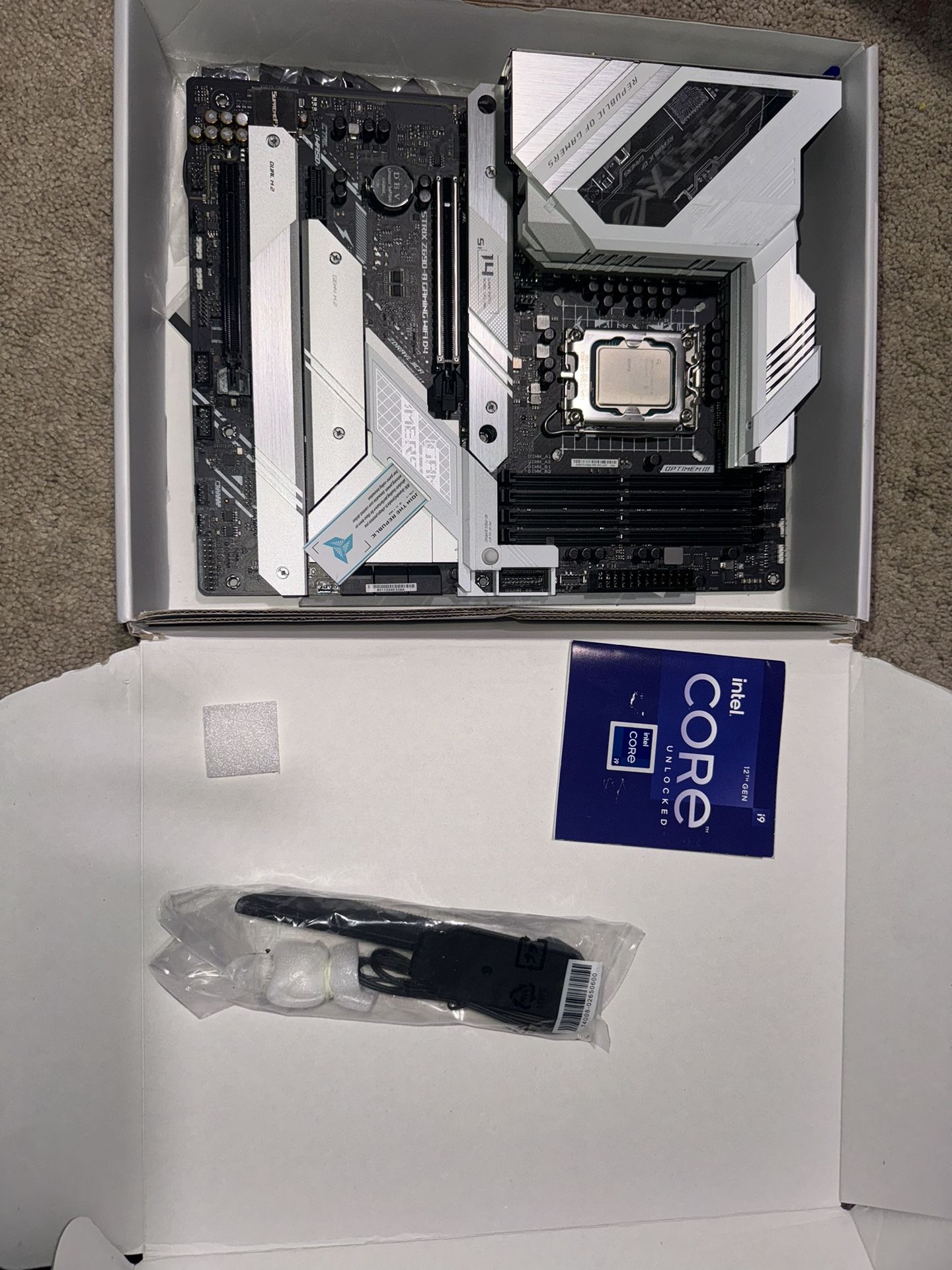 Asus Z690-a With I9 12900k