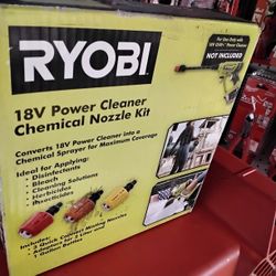Ryobi 18V Power Cleaner Chemical Nozzle Kit 