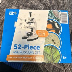 52 Piece Microscope Set
