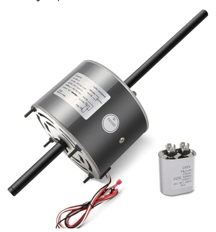 RV AC Fan Motor D1092 -0156 Compatible with Coleman Mach 6000 & 8000 Series AC Units, 48014, 48064, 48203 etc, Replaces 7855MVA-A11U, Y6L