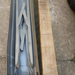 Galvanized Steel Folding Sawhorse
