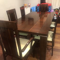 Italian Extension Dining Room Set Of 7 Pice Set Used