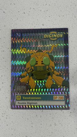 Digimon 2000 TENTOMON Trading Card #14 of 34. Silver Stamped Holo