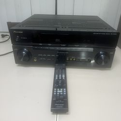 Pioneer Audio/Video Multi-Channel Receiver - VSX-1018AH-K with Remote and  Extras . Used in good condition with some minor cosmetic blemishes these bl