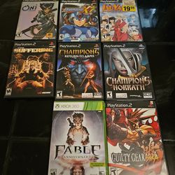 Games Video ps2 and Xbox 360 all bundle lot