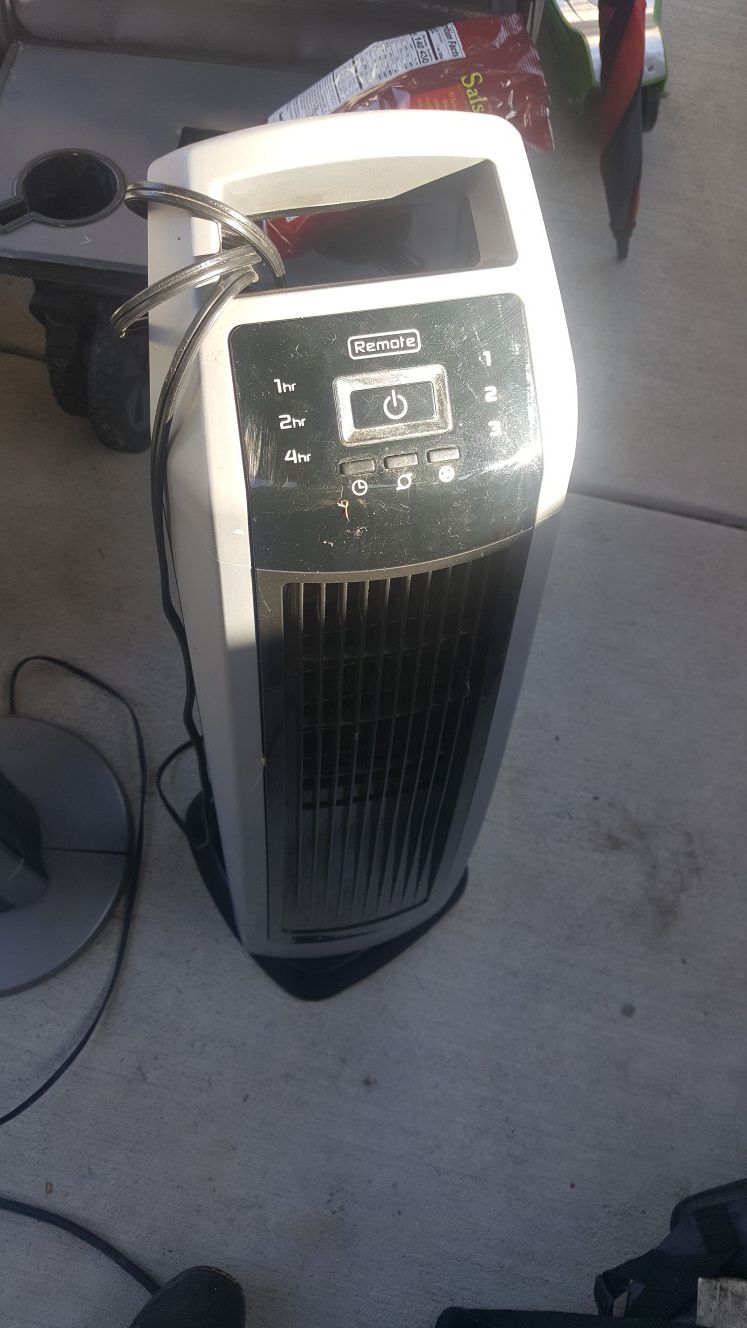 Remote/ion electric fan