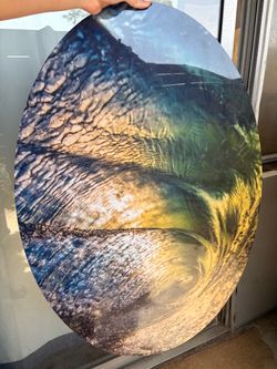Wave Art on metal