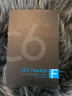 New LED headlights