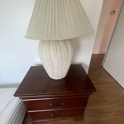 Lamp With Drawer Table 