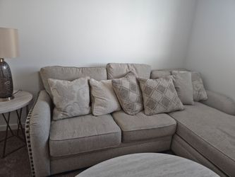 Light Beige Sectional Sofa OBO