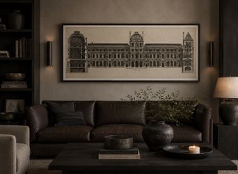 Incredible Restoration Hardware Castle of Versailles Framed Print 88 x 34