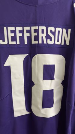 Men's Minnesota Vikings Justin Jefferson Nike Purple Player Game Jersey