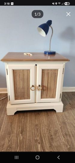 Nightstand set with shelves