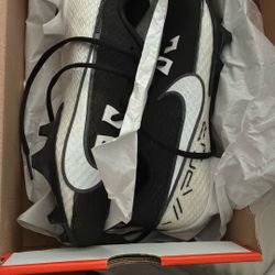 Nike Vapor Edge Speed 360 2 Football Cleats Black White  Size 7/5 Men’s