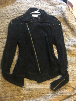 Assymetrical Lace Jacket