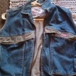 Men's Denim Jacket Good Condition Size Small$8.00