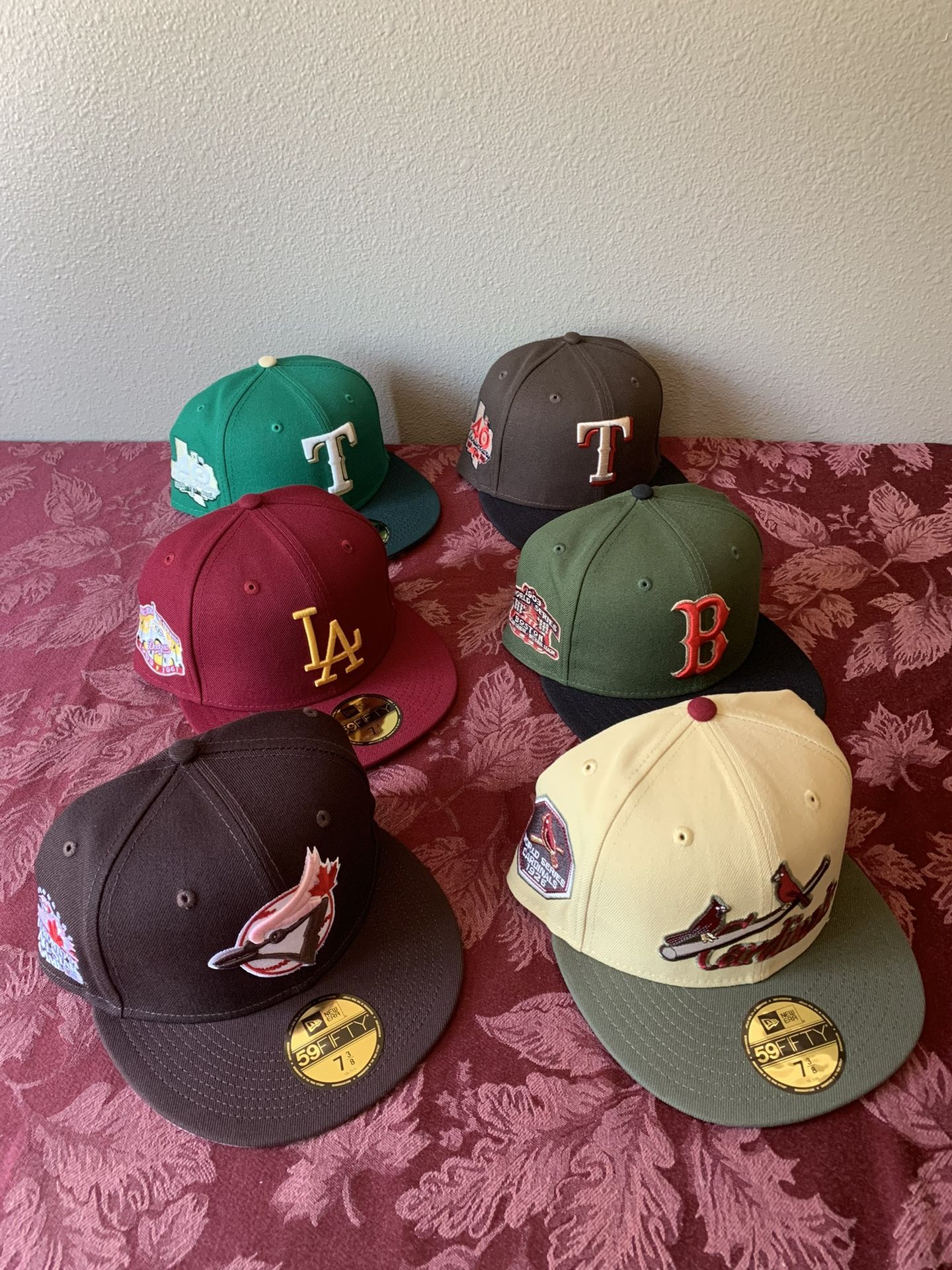 New Era MLB Fitted Hats 7 3/8 - $55 Each