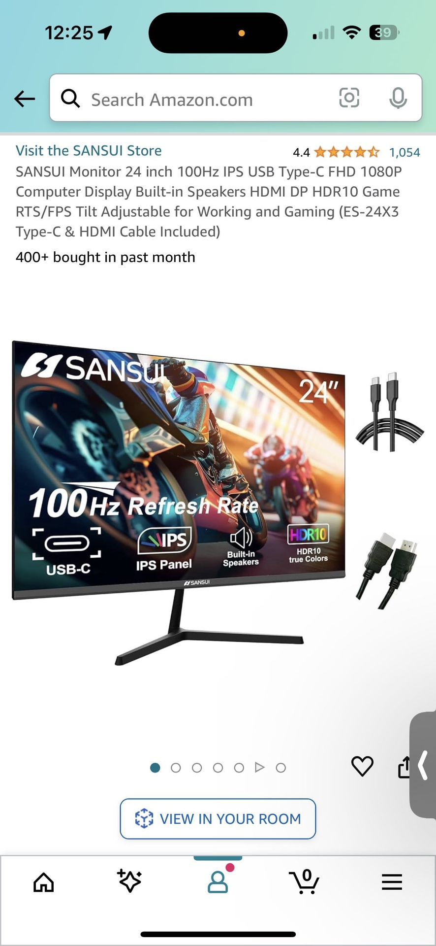 24 Inch 100 Hz Monitor - Open Box