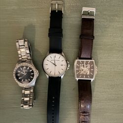 Michael Kors, Keneth Cole & Fossil Watches