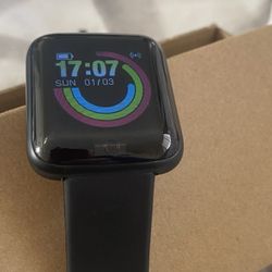 Smartwatch Come test it. New never used. Steps count, msgs, notifications, music 