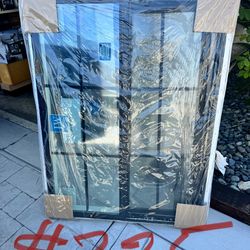 Preciosa ventana nueva para nueva construcción JW size 36x48 black outside white inside