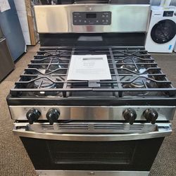 5.0 cu. ft. Gas Range in Stainless Steel with
Self Clean