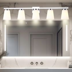 5 Light Bathroom Vanity Light Fixture