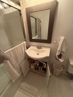 Bathroom Sink + Base Cabinet. 
