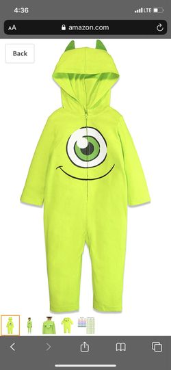 Disney Pixar - monsters Inc pajamas/costume