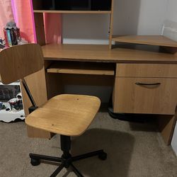 Desk And Twin Bed Frame 