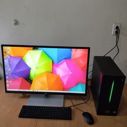 Intel Core i5 8Th Gen HP Gaming Computer With NVIDIA GeForce GTX 1060 3GB And a Big LED 32" Monitor.