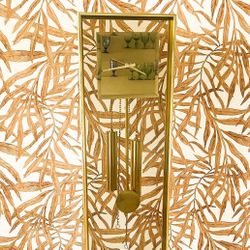Vintage Brass Floor Clock