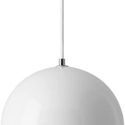 Soutas white dome pendant light Retail $75