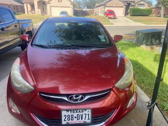 Hyundai Elantra Red Sedan