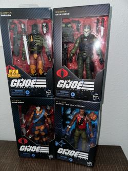 G.I. Joe classified cobra iron grenadiers Darklon grim frag viper big lob