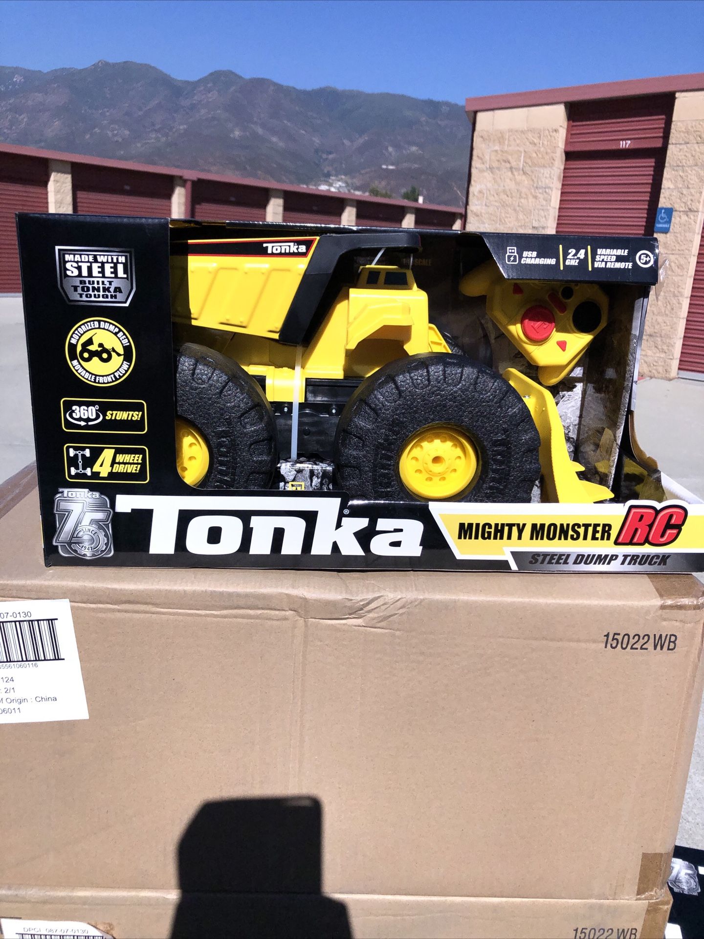 New Mighty Monster RC Steel Dump Truck $36 Firm Price