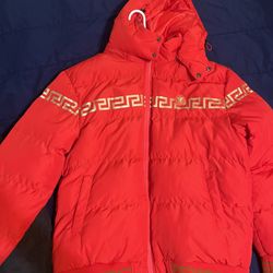 Red Puff Jacket