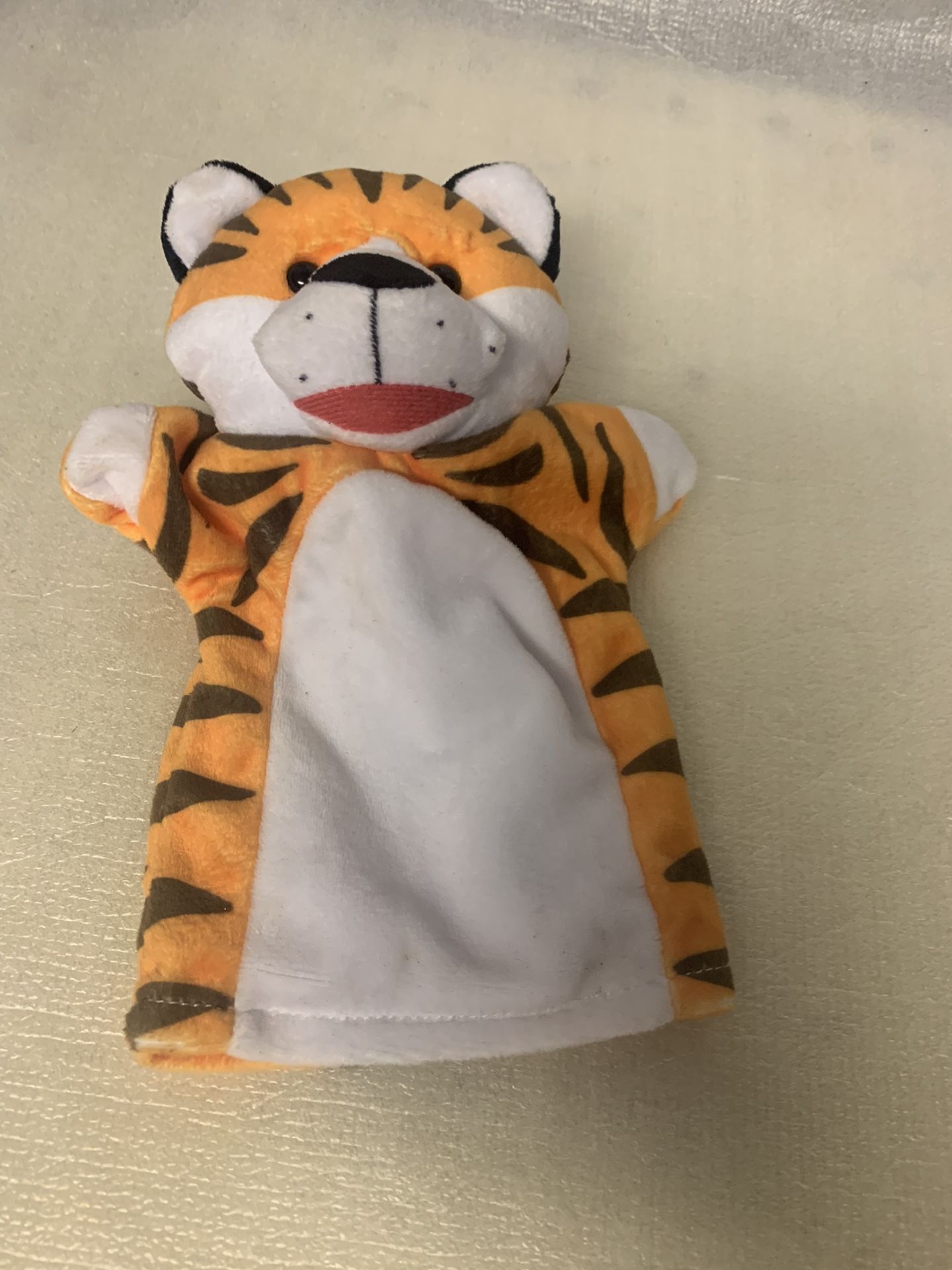 Melissa & Doug Stuffed Plush Hand Glove Puppet Zoo Friends Tiger Children Toy