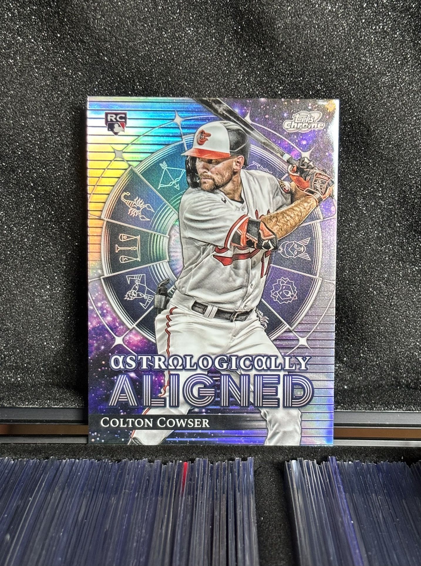 2024 Topps Cosmic Chrome Colton Cowser Astrologically Aligned Rookie Card
