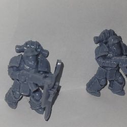 3D Resin Model Warhammer Halo Mashup