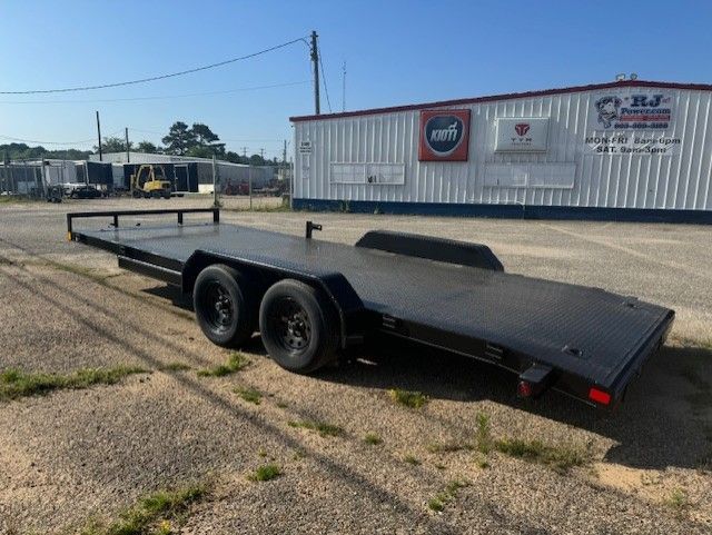 #52884 83X20 Car Hauler Steel Deck Utility Trailer with Brakes