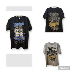 World Champions Dodgers 🏆 T Shirts 