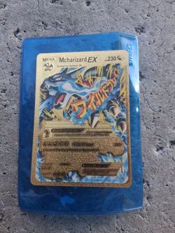 Gold Plated Pokémon Mcharizard EX offers , OBO