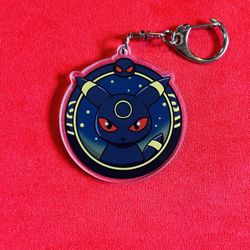 Umbreon Acrylic Keychain Double Sided✨ Dark-Type Pokémon Charm