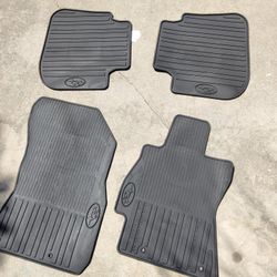 Set Of 4 Subaru Rubber Floor mats 