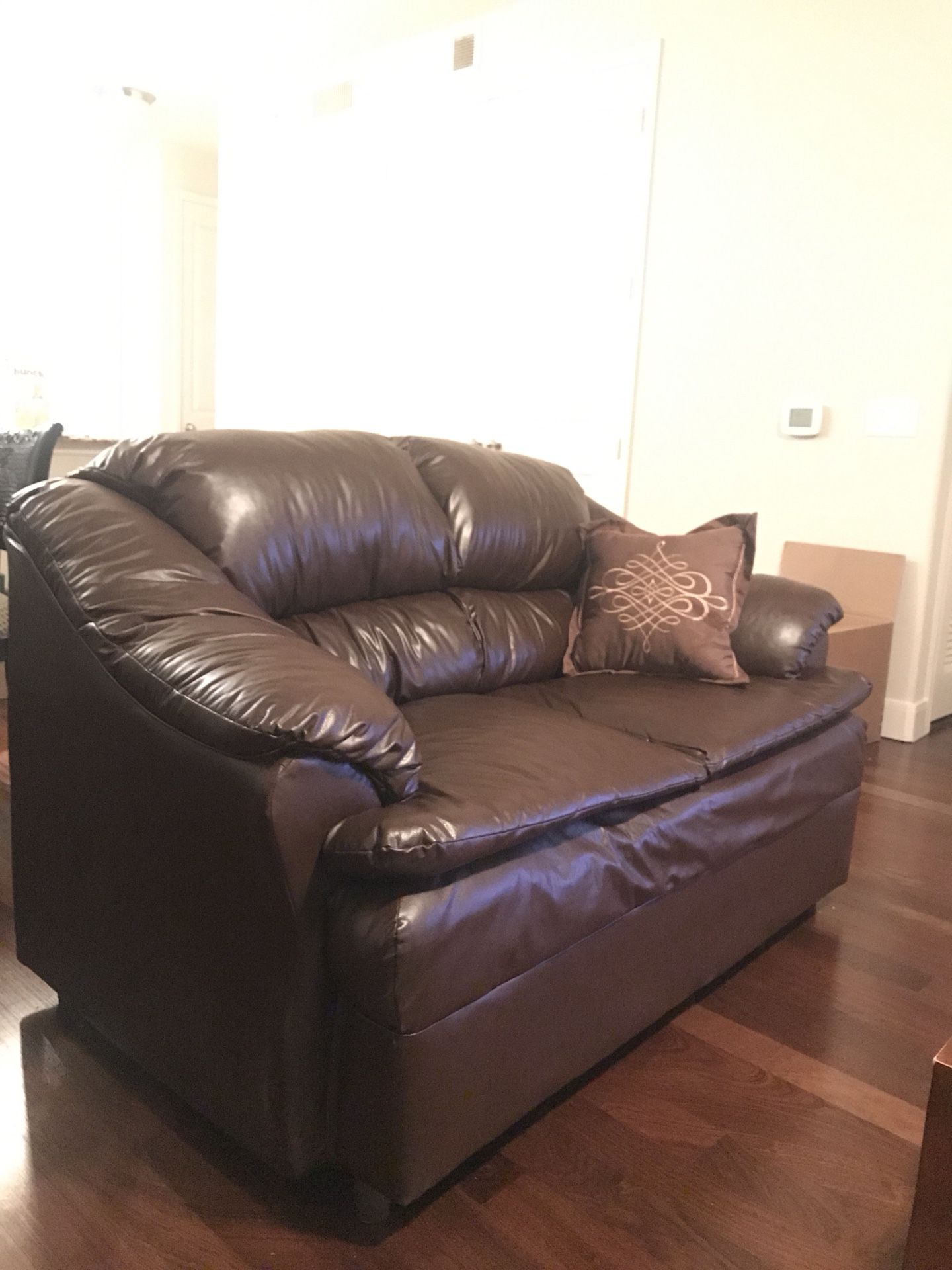 !!! leather sofa & love seat !!!