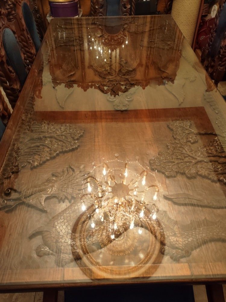 Dining room table and chairs