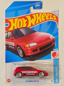 HOT WHEELS . J-IMPORTS . 1992 HONDA CIVIC EG .