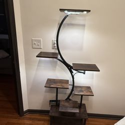8-Tier Plant Stand with Grow Light (Like New)