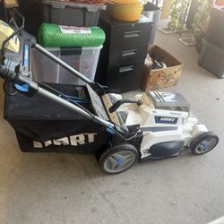 HART 40-Volt cordless electric lawn mower (Description)